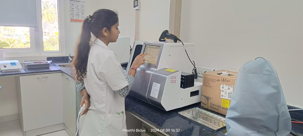 Analytical Equipment in use
